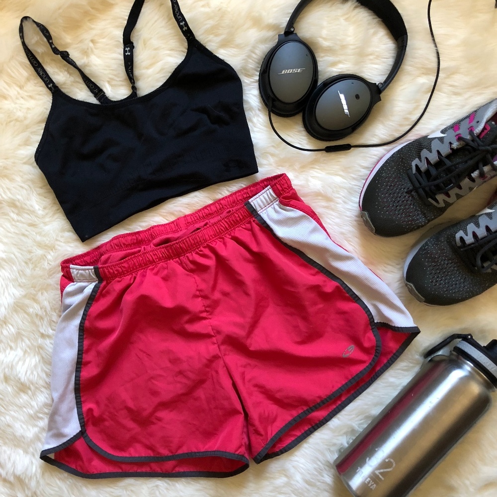 'Champion' Women's Running Built-In Brief Shorts